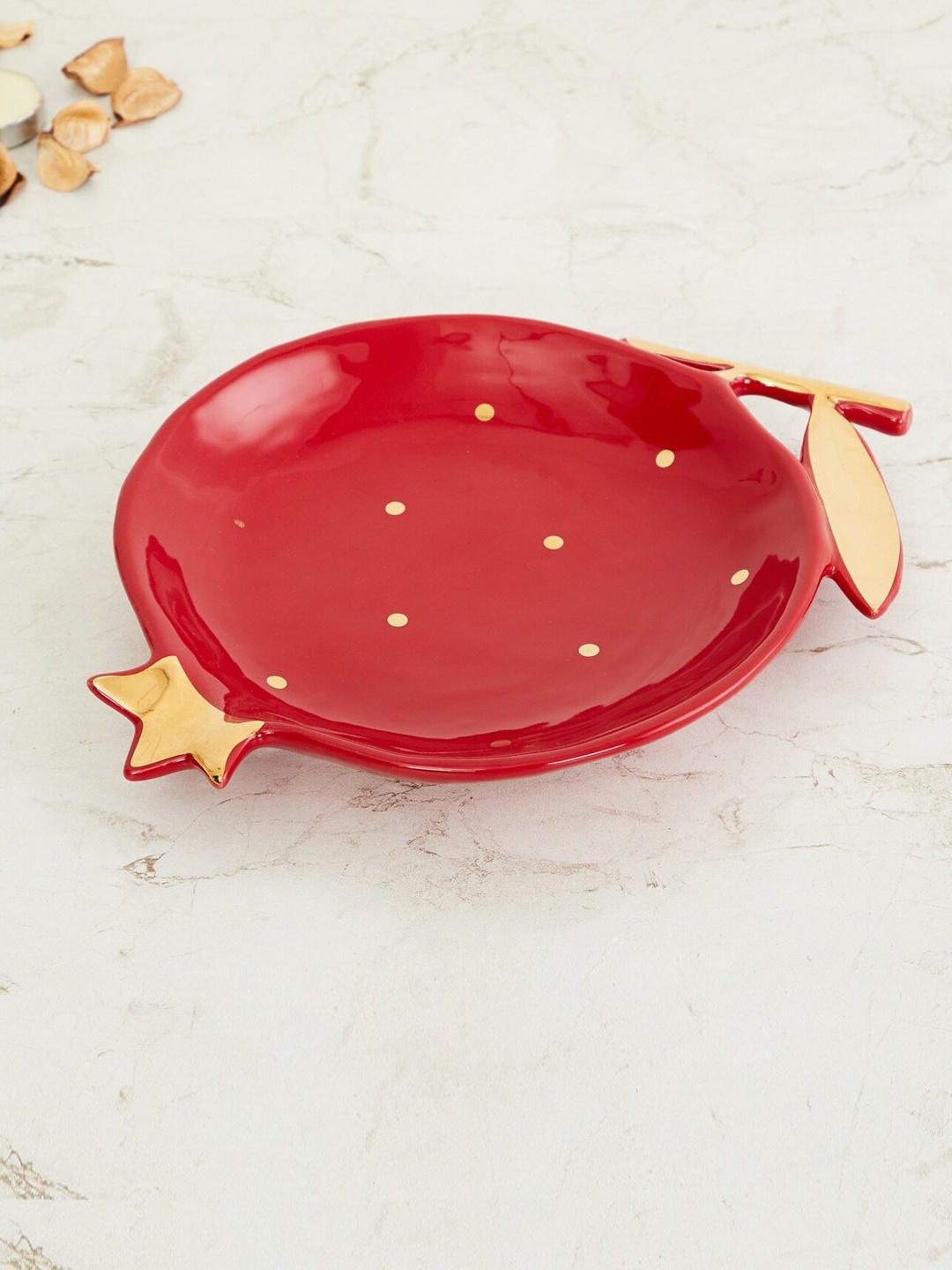 

Home Centre Red Altos Pomegranate Decorative Platter