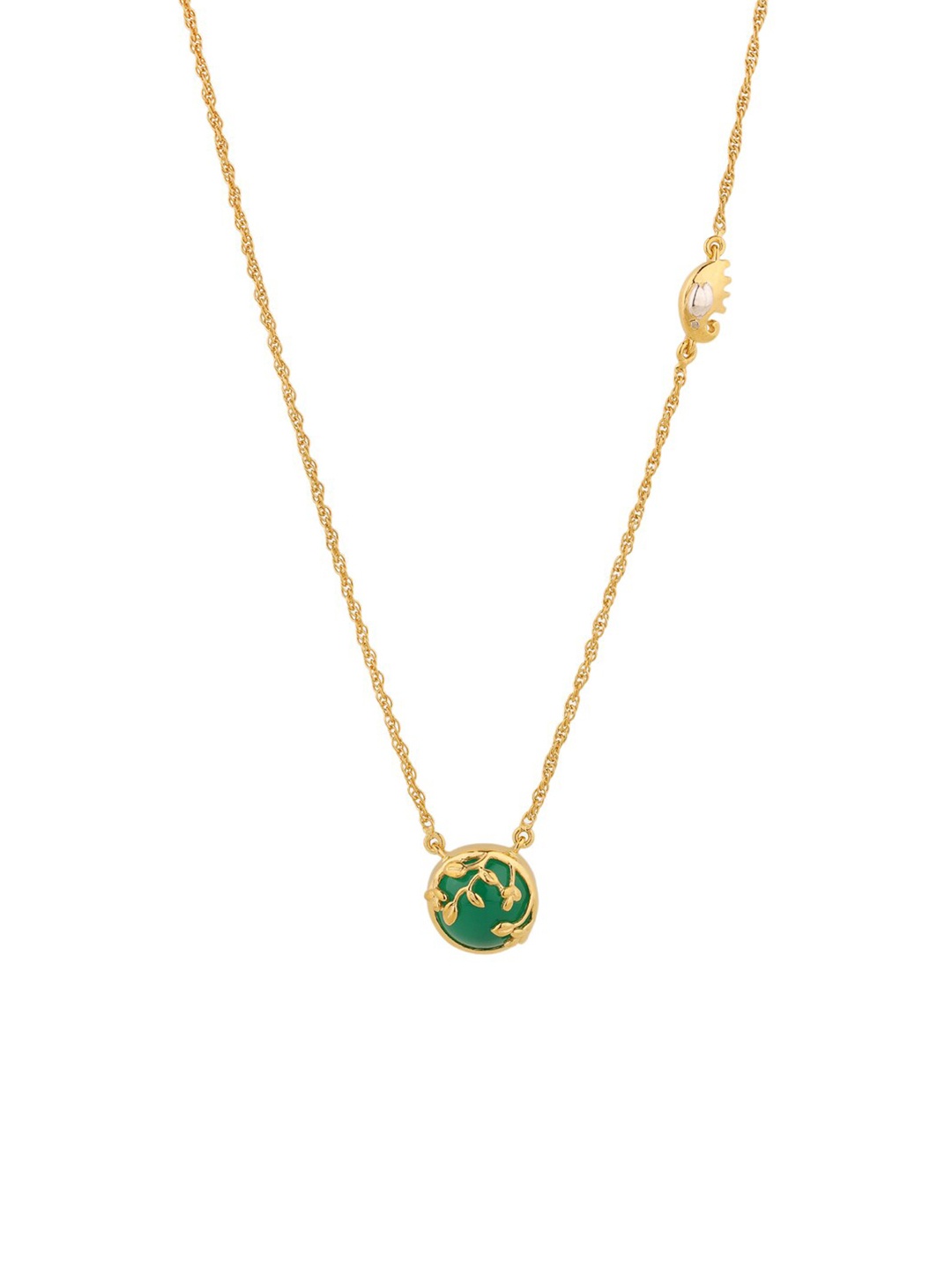 

Chumbak Women Gold Forest Sunrise Necklace