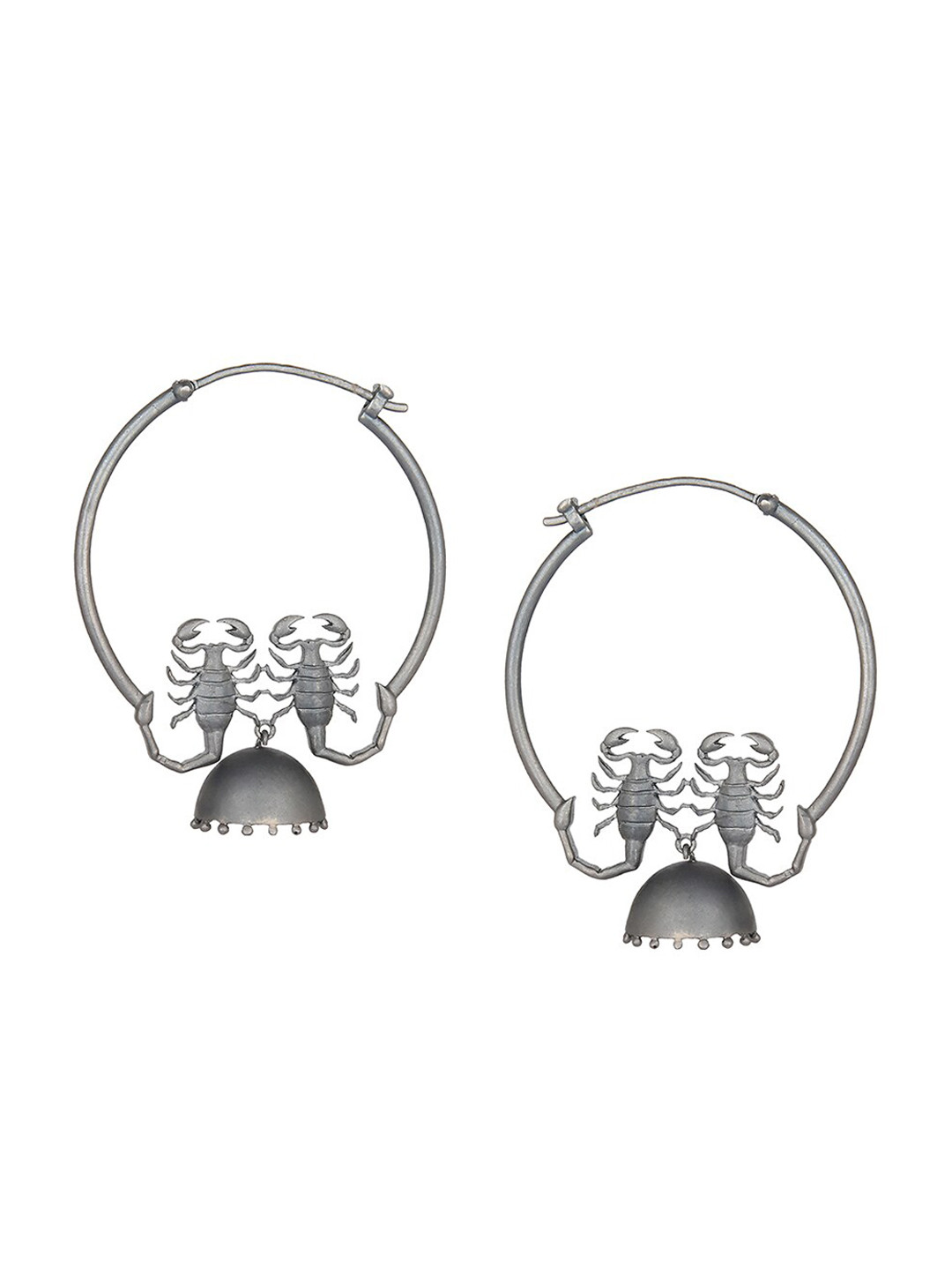 

Funky Maharani Grey Contemporary Studs Earrings
