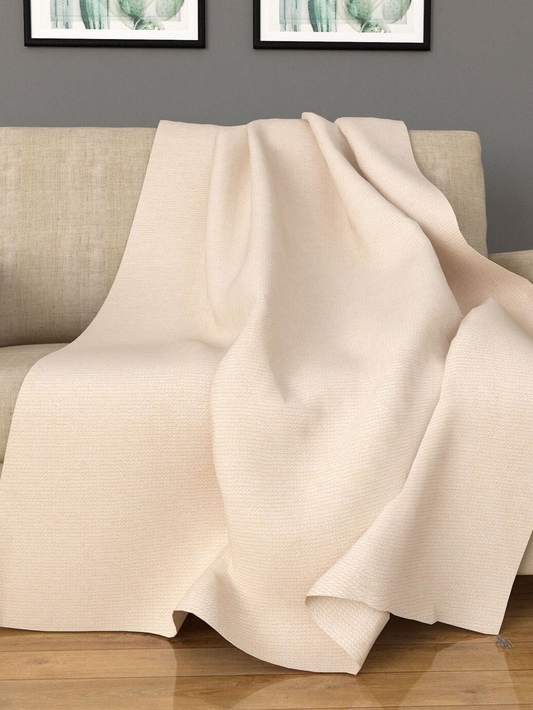 

Home Centre Beige Solid AC Room 110 GSM Single Bed Blanket