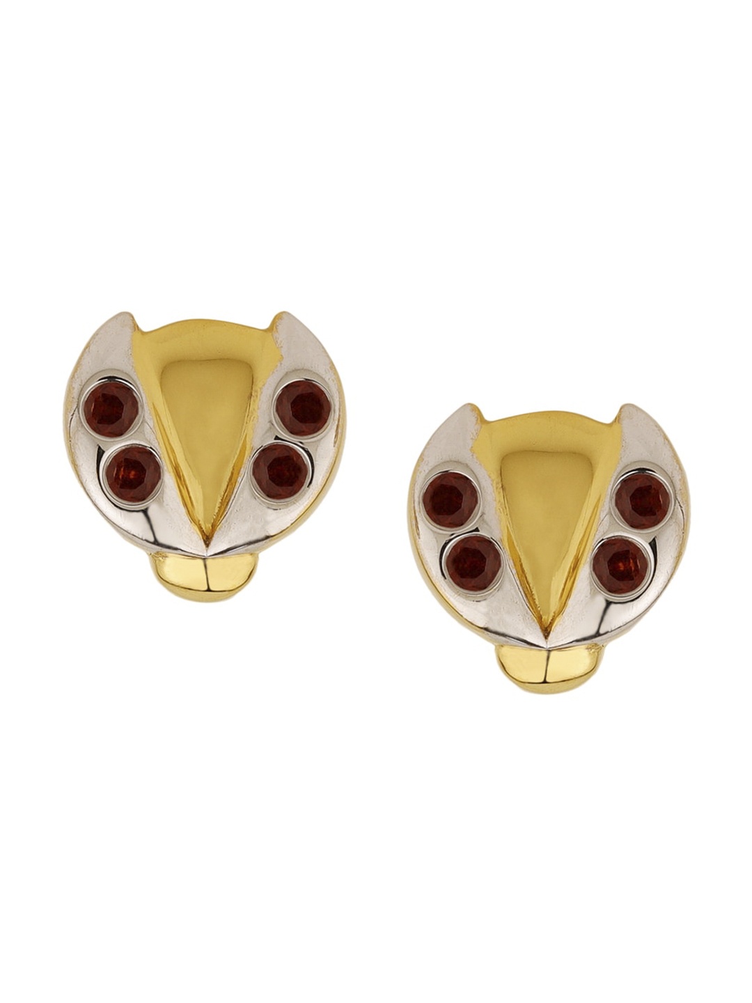 

Chumbak Gold-Toned Contemporary Stud Earrings