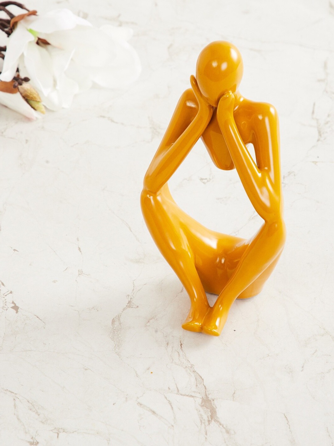 

Home Centre Mustard Splendid Solid Ceramic Figurine Showpiece