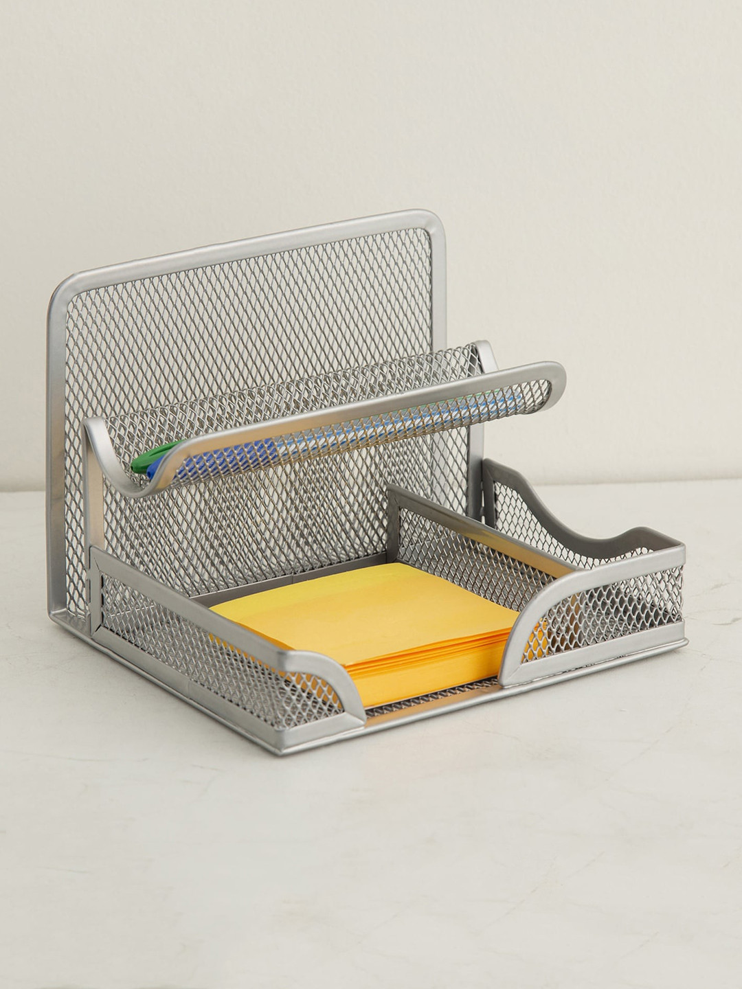 

Home Centre Silver-Toned Orion Isabel Mesh Desk Organiser