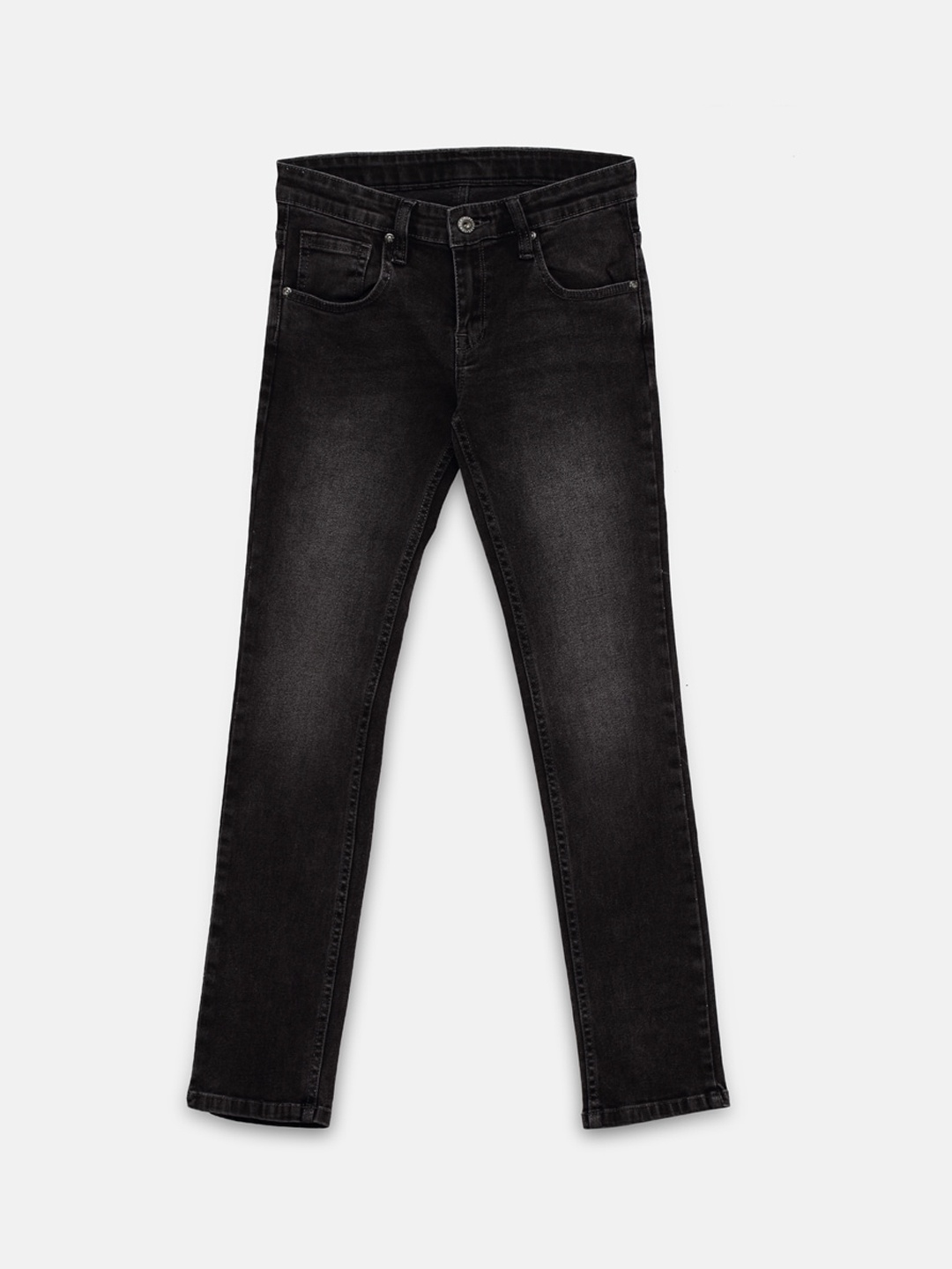 

Pepe Jeans Boys Black Slim Fit Mid-Rise Clean Look Jeans