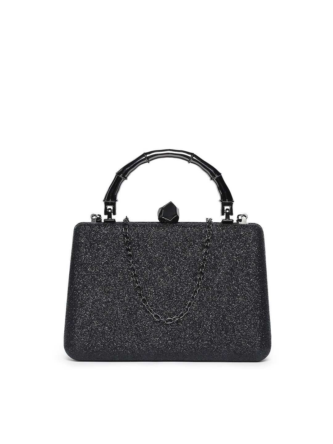 

20Dresses Women Black Embellished Clutch