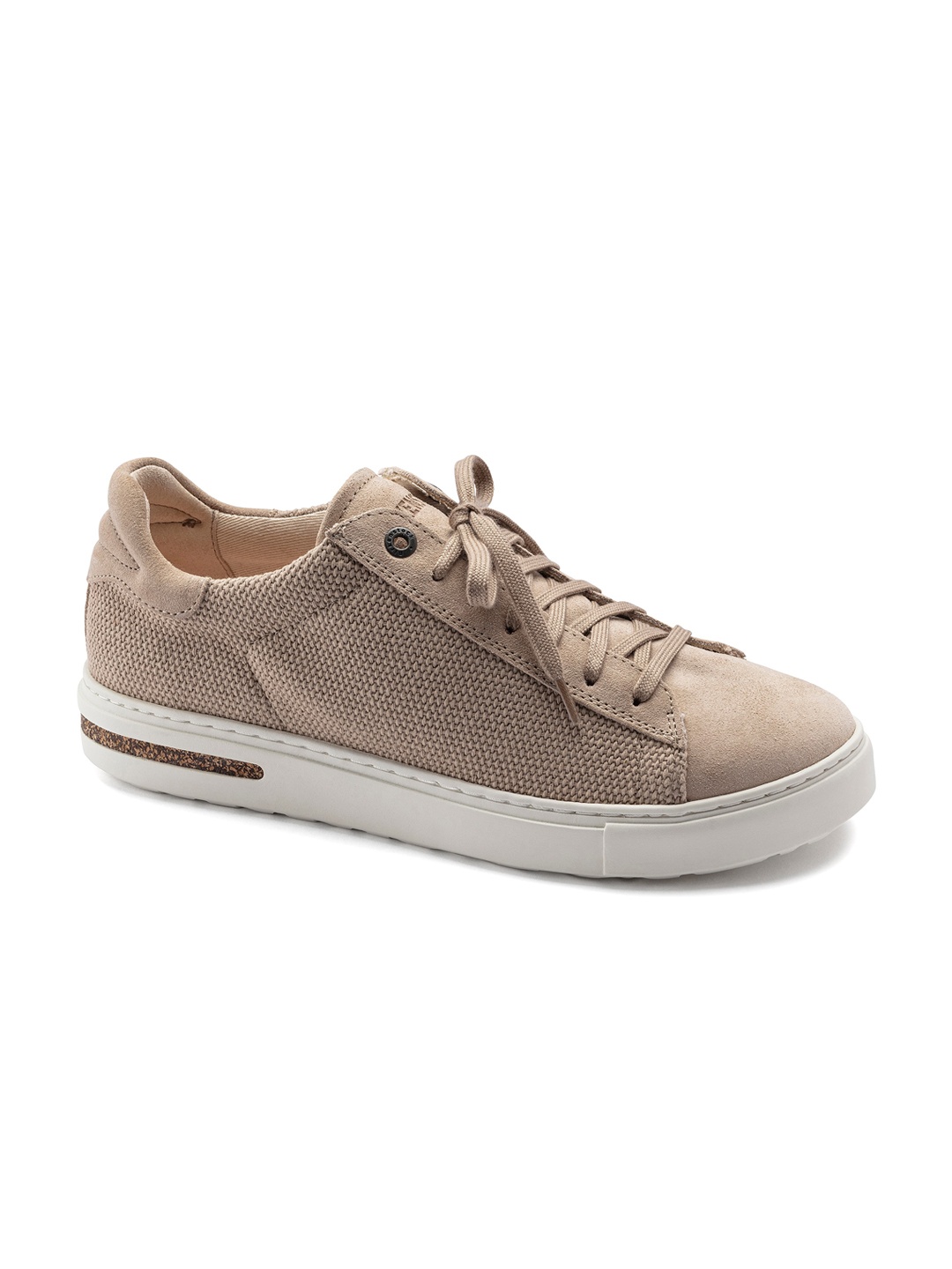 

Birkenstock Bend Sandcastle Narrow Width Canvas/Suede Sneaker, Beige