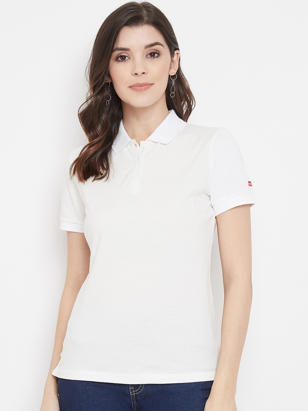 

Madame Off White Shirt Style Top