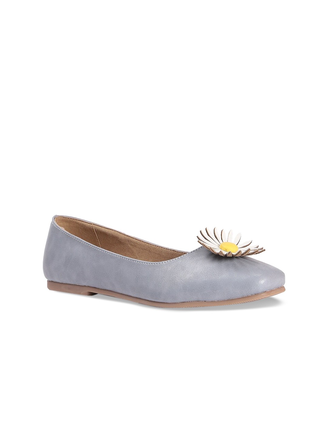 

FOREVER 21 Women Blue Solid Embellished Ballerinas