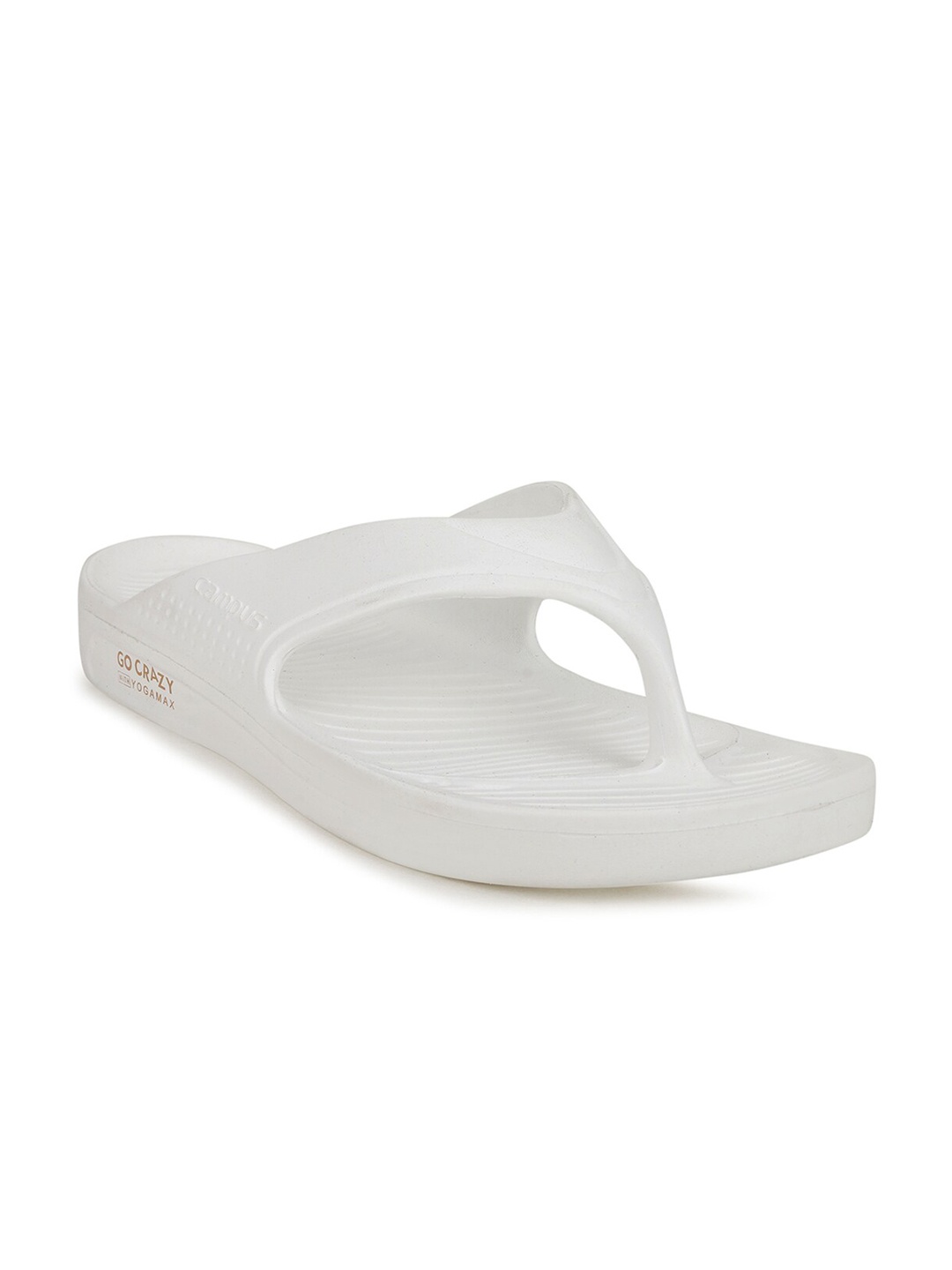 

Campus Men Off-White Solid Thong Flip-Flops