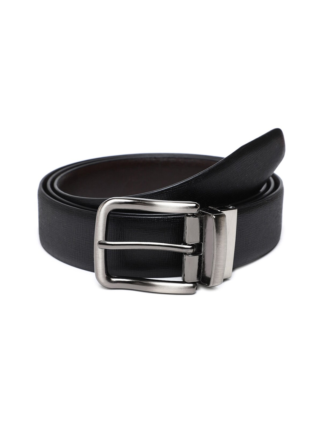 

WELBAWT Men Black Solid Regular Belts