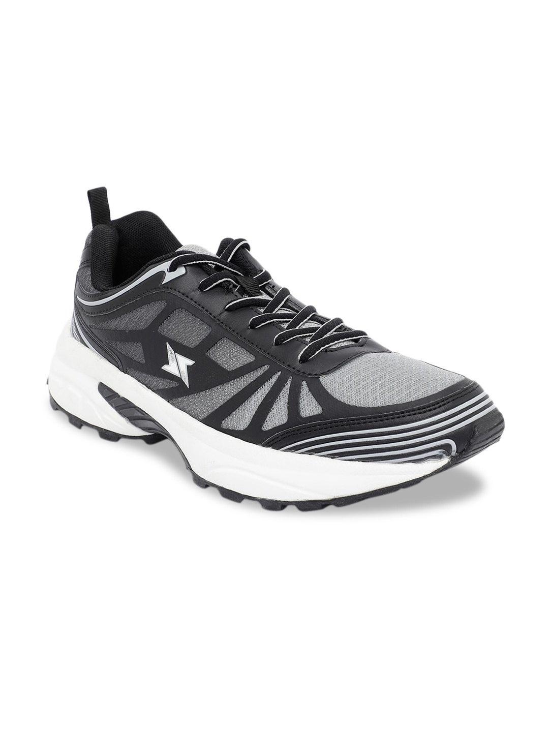 

Paragon Men Grey Printed Sneakers