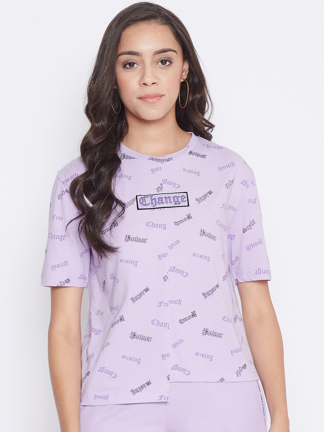 

Madame Womens Mauve Regular Top
