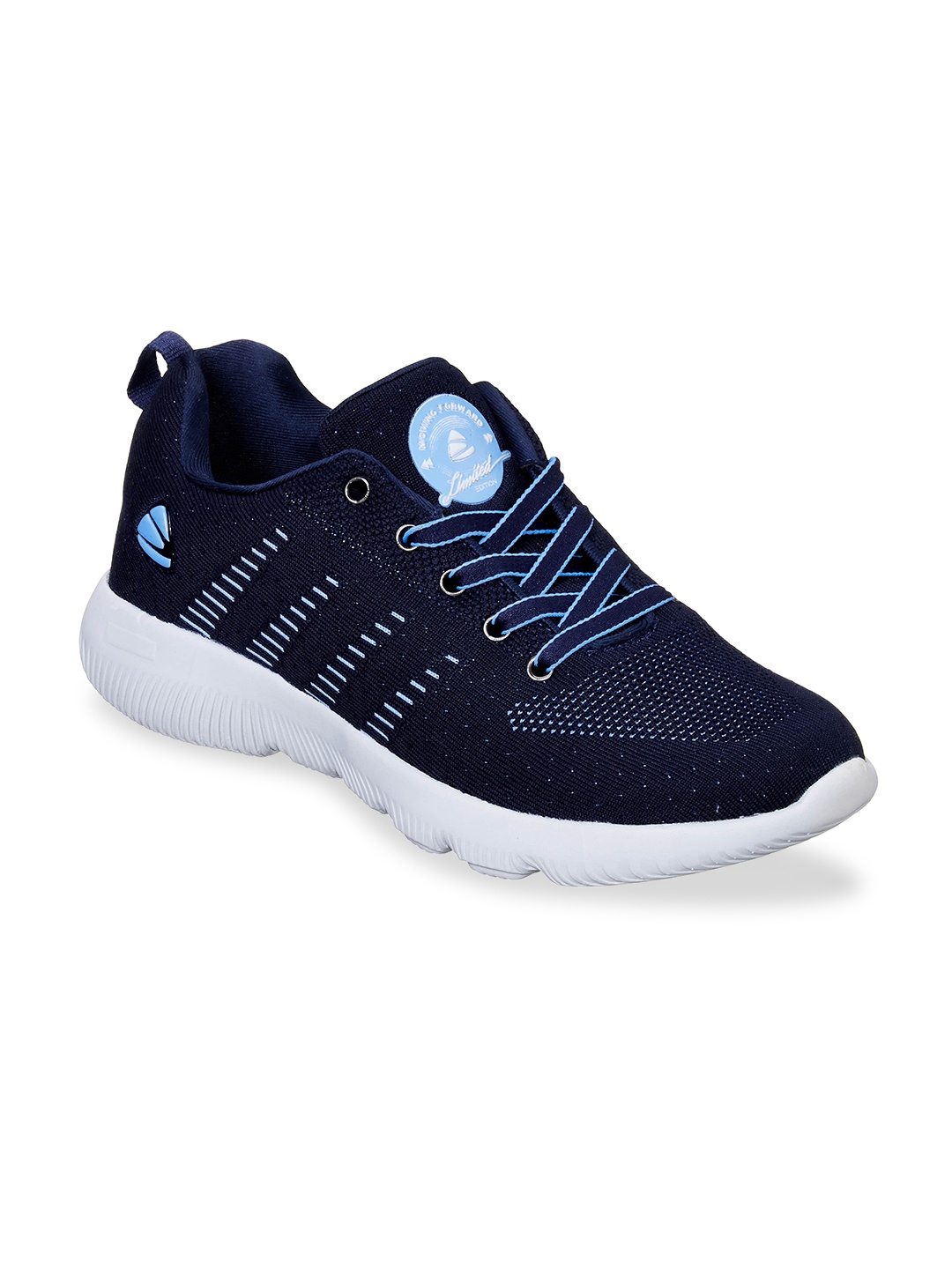 Duke Men Navy Blue Running Shoes