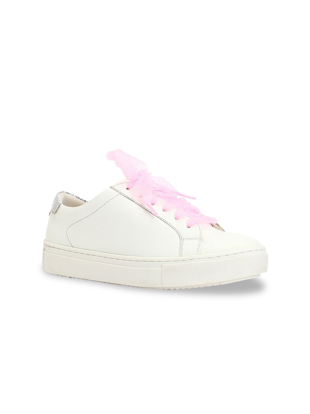 

FOREVER 21 Women White Solid Sneakers