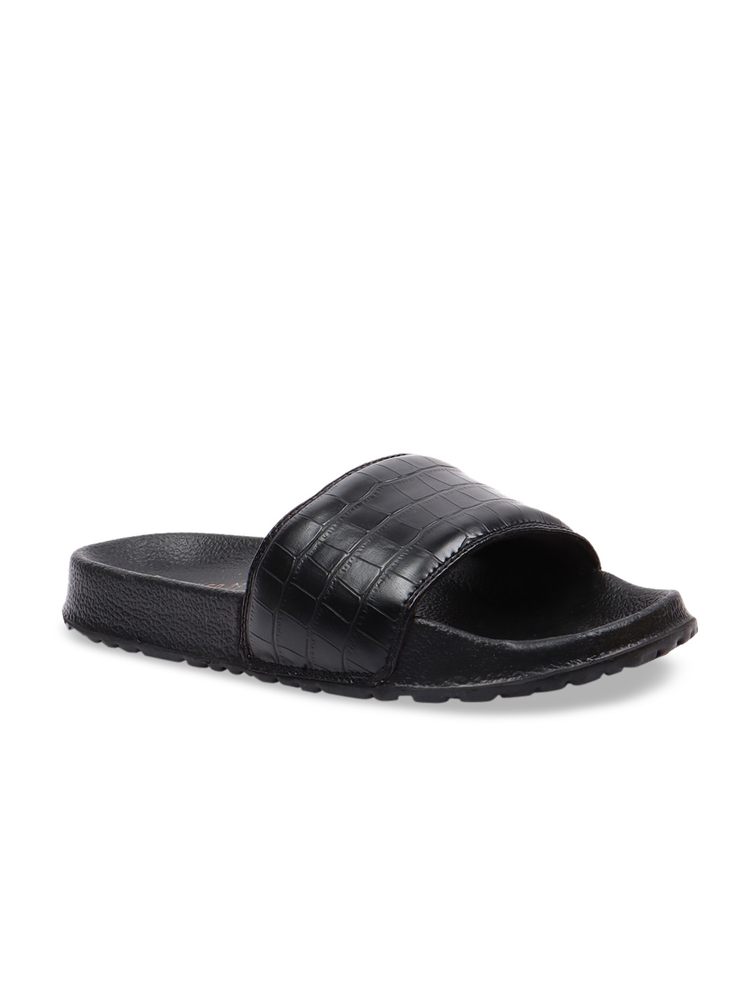 

FOREVER 21 Women Black Solid Sliders