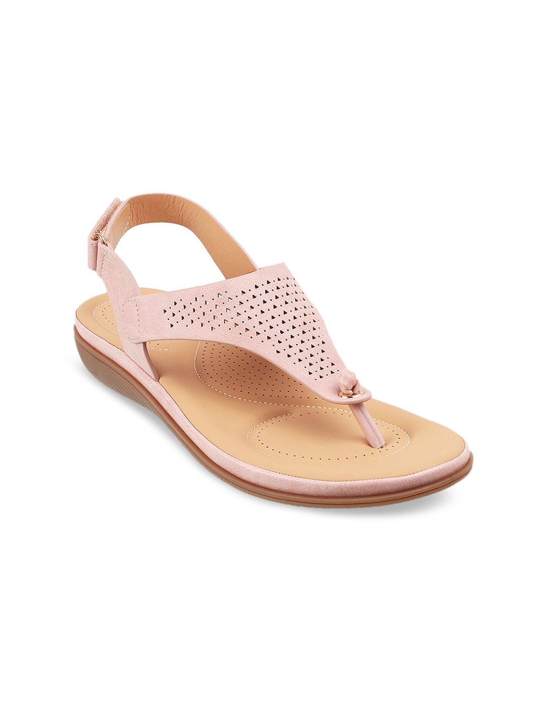

Metro Women Pink Textured Comfort Heel
