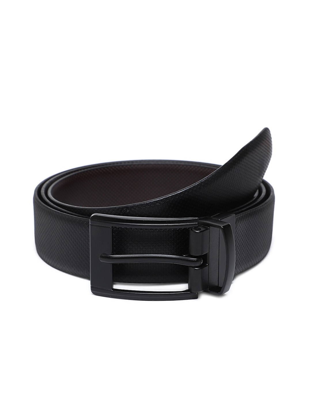 

WELBAWT Men Black Solid Regular Belts