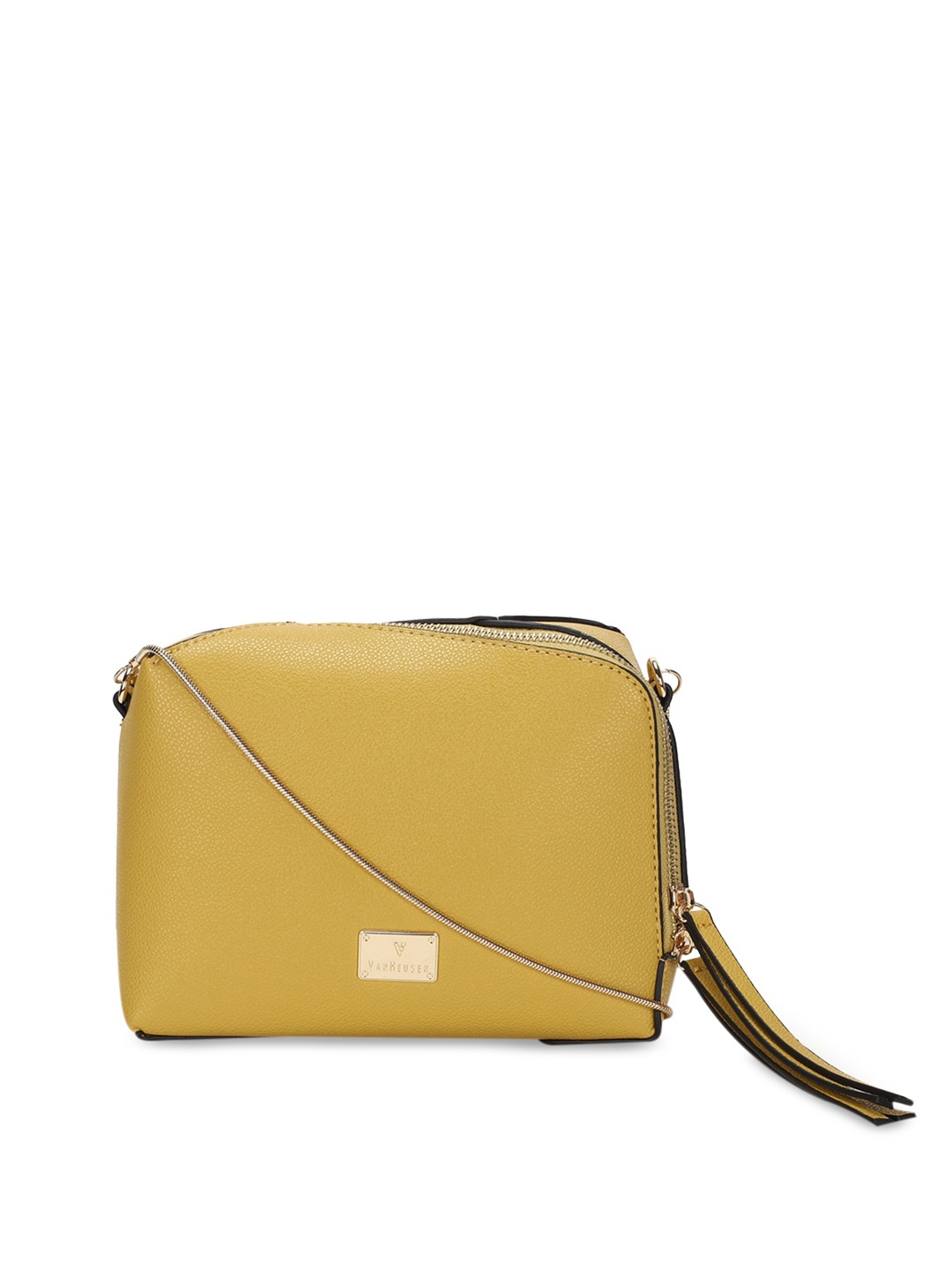 

Van Heusen Yellow Solid Sling Bag
