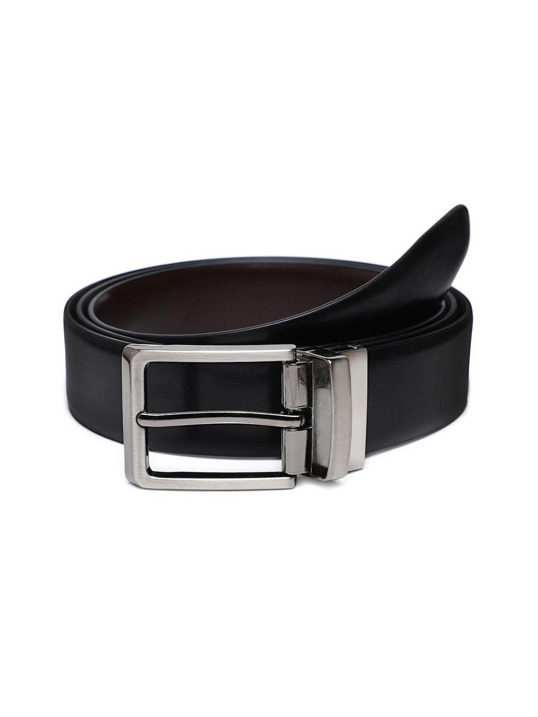 

WELBAWT Men Black Solid Regular Belts