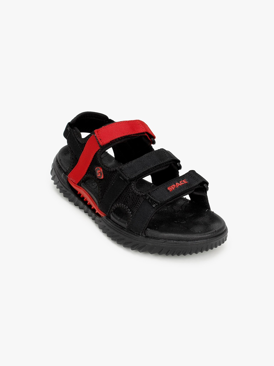 Space Men Black & Red Comfort Sandals