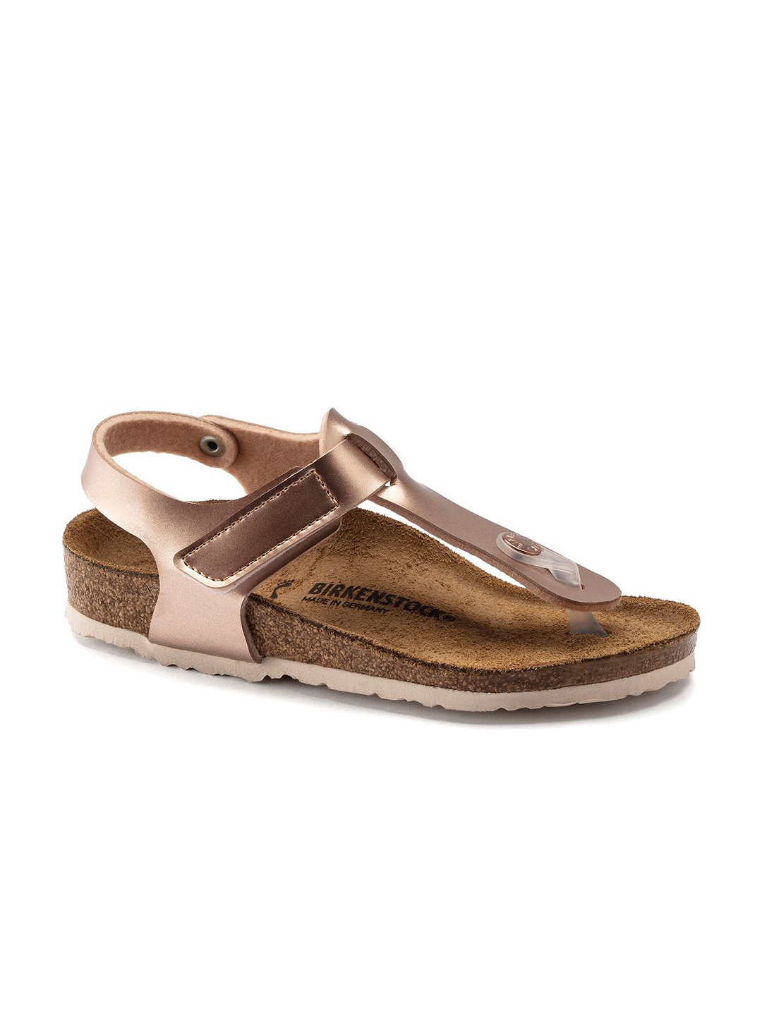 

Birkenstock Kairo Hl Electric Metallic Copper Narrow Width Birko-Flor Thong Sandals, Bronze