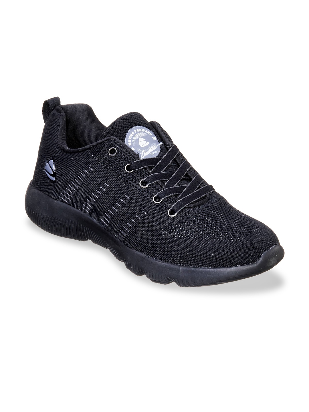 

Duke Men Black Running Shoes