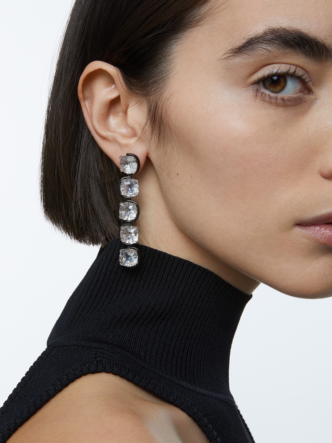 

SWAROVSKI White Harmonia Drop Earrings