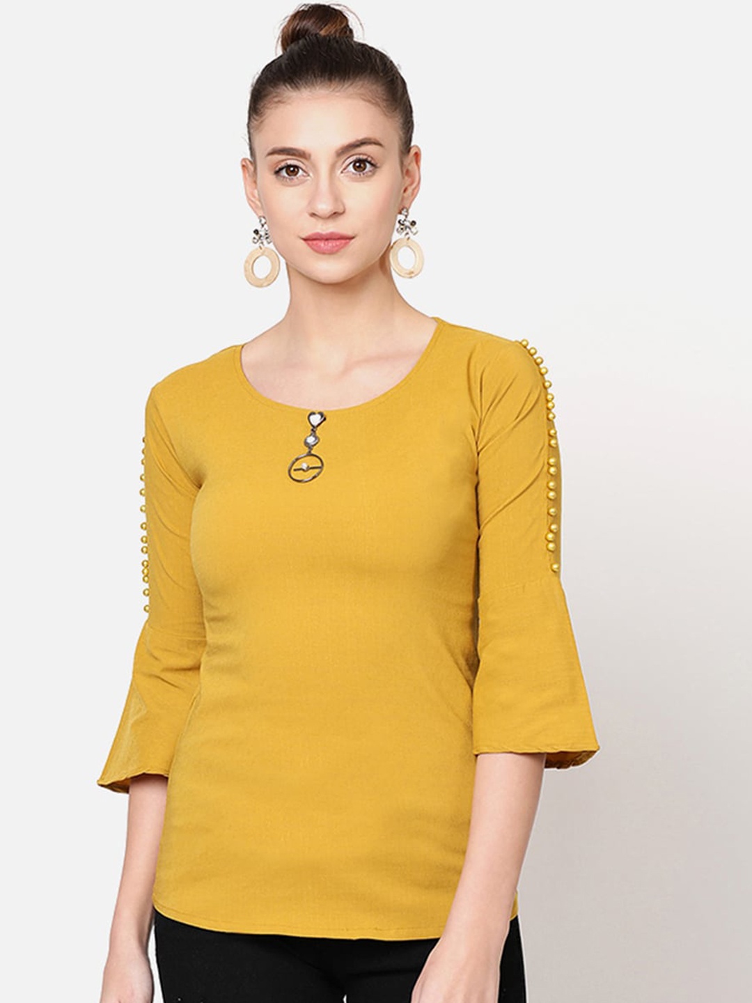 

V2 Value & Variety Mustard Regular Top