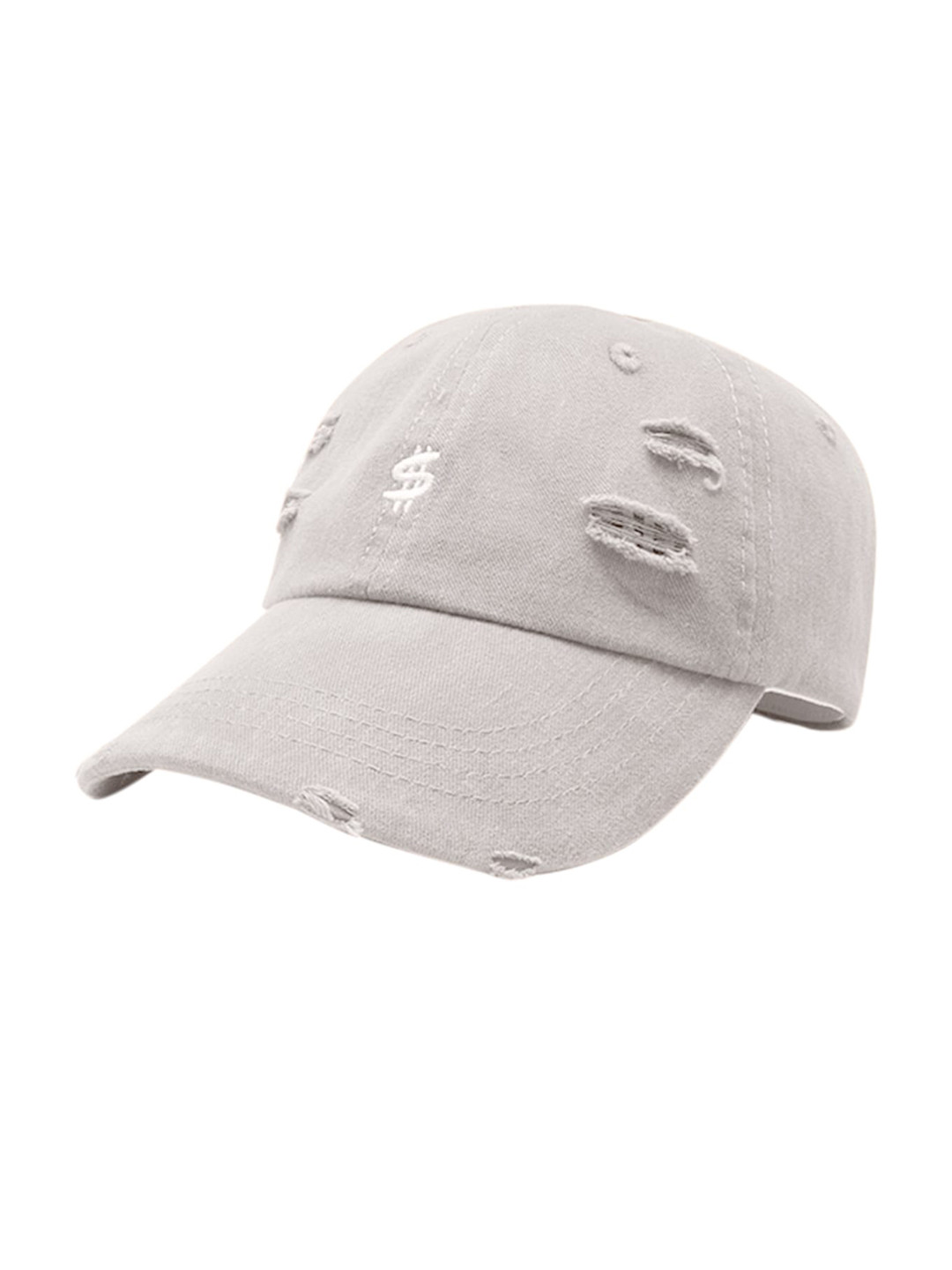 

Bunnywave Unisex Off-White Solid Snapback Cap