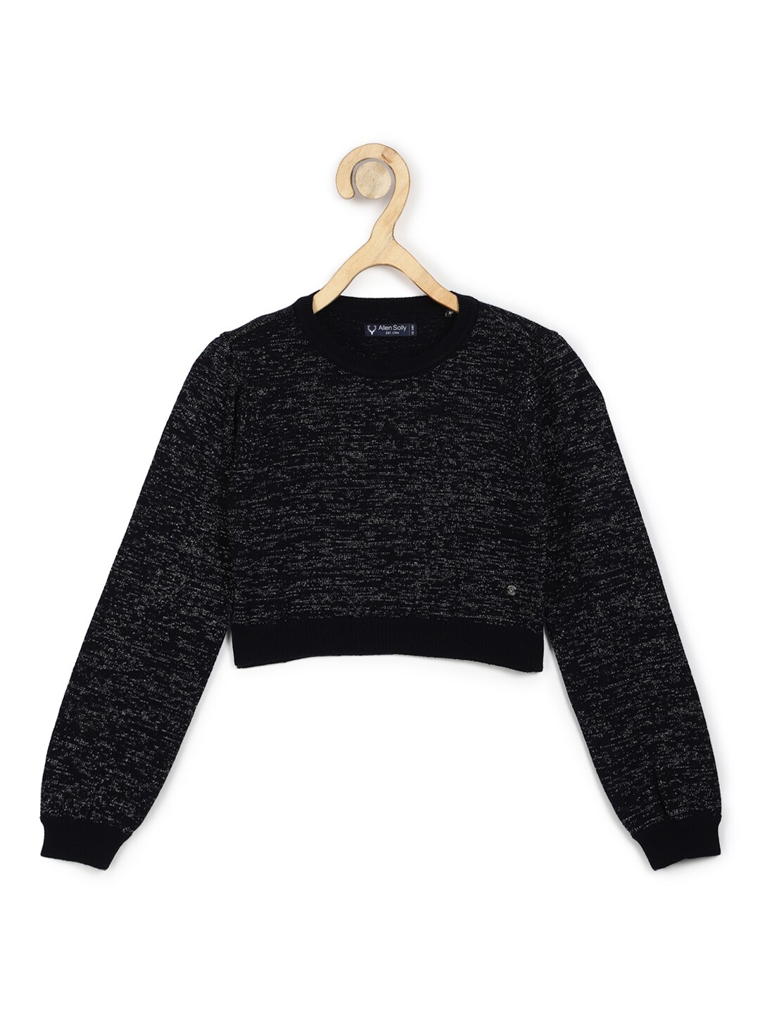 

Allen Solly Junior Girls Black Solid Pullover Sweater
