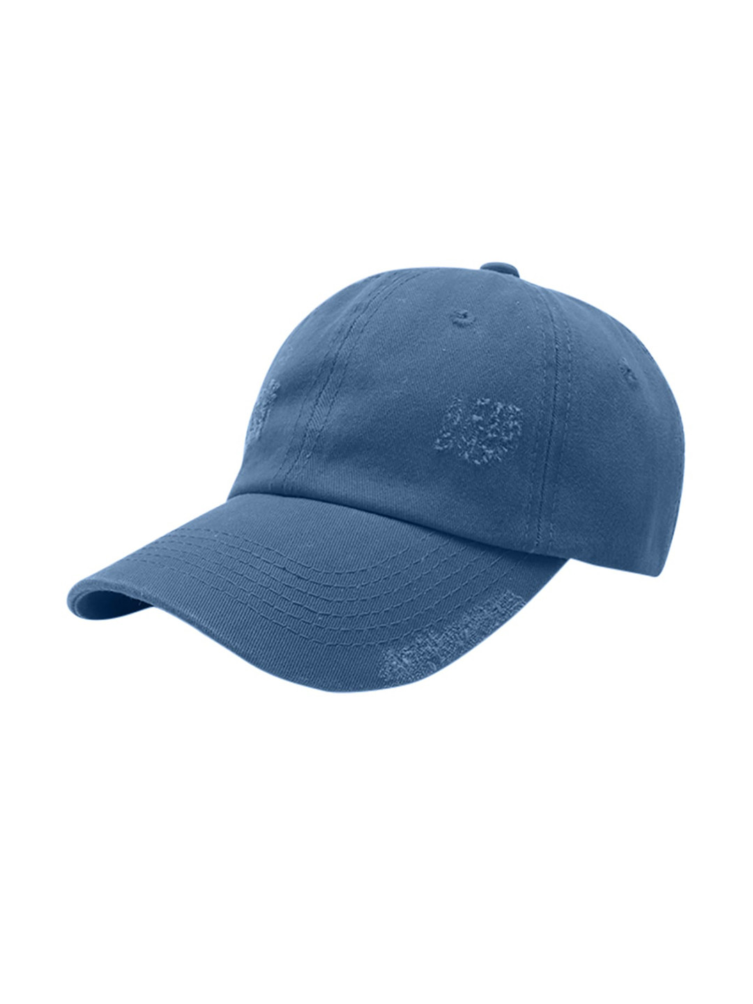 

Bunnywave Unisex Blue Solid Snapback Cap