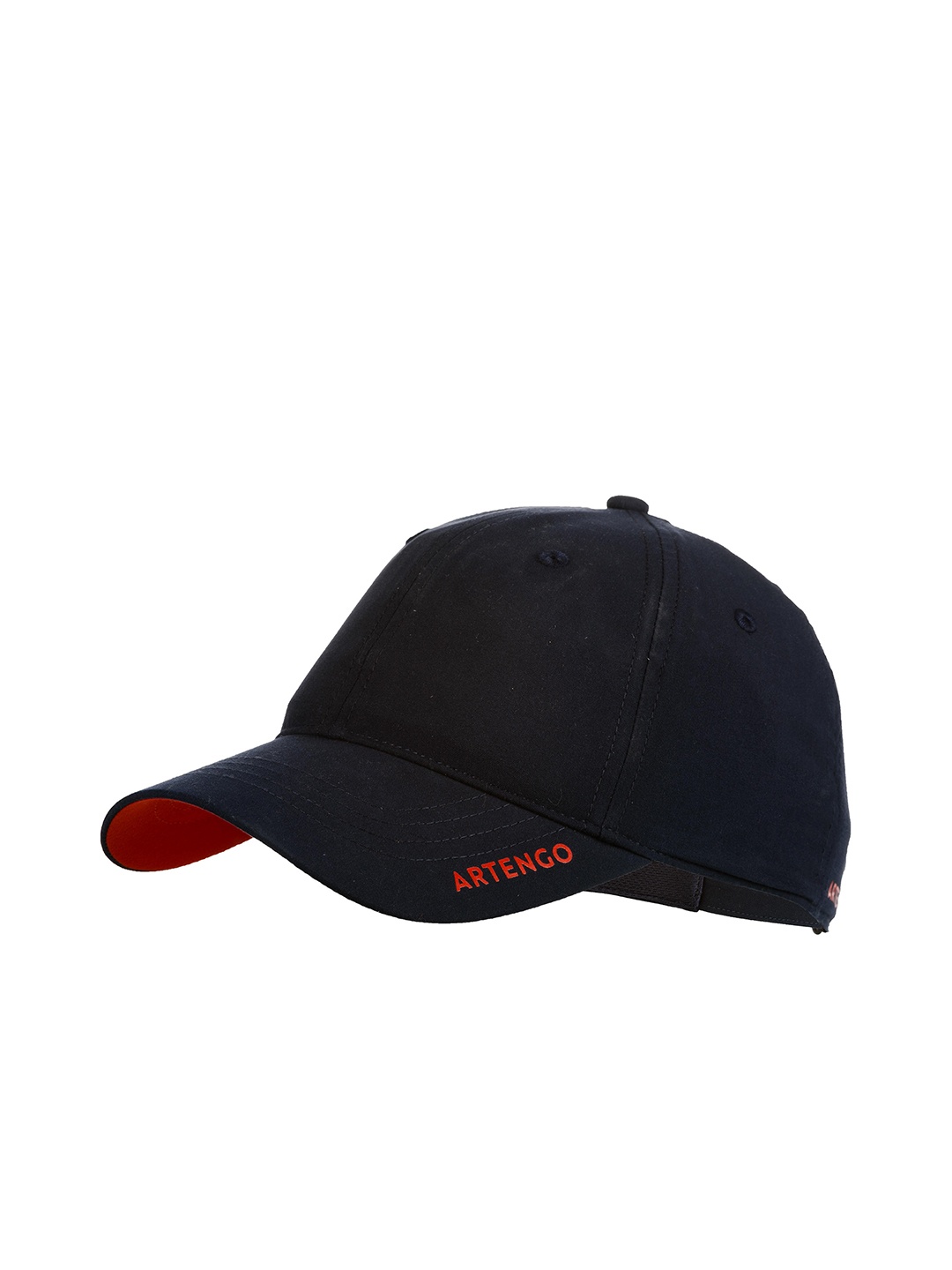 

Artengo By Decathlon Unisex Navy Blue & Red Solid Baseball Cap