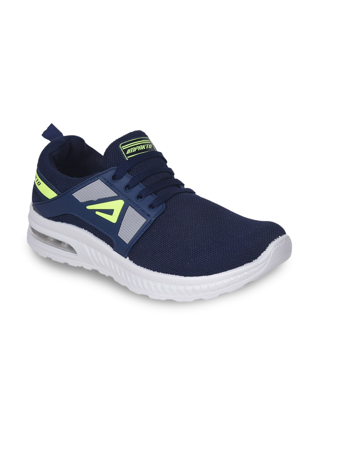 

IMPAKTO Men Blue Mesh Walking Shoes