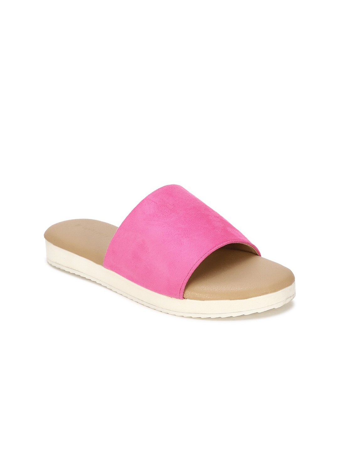 

Van Heusen Woman Pink Solid Open Toe Flats