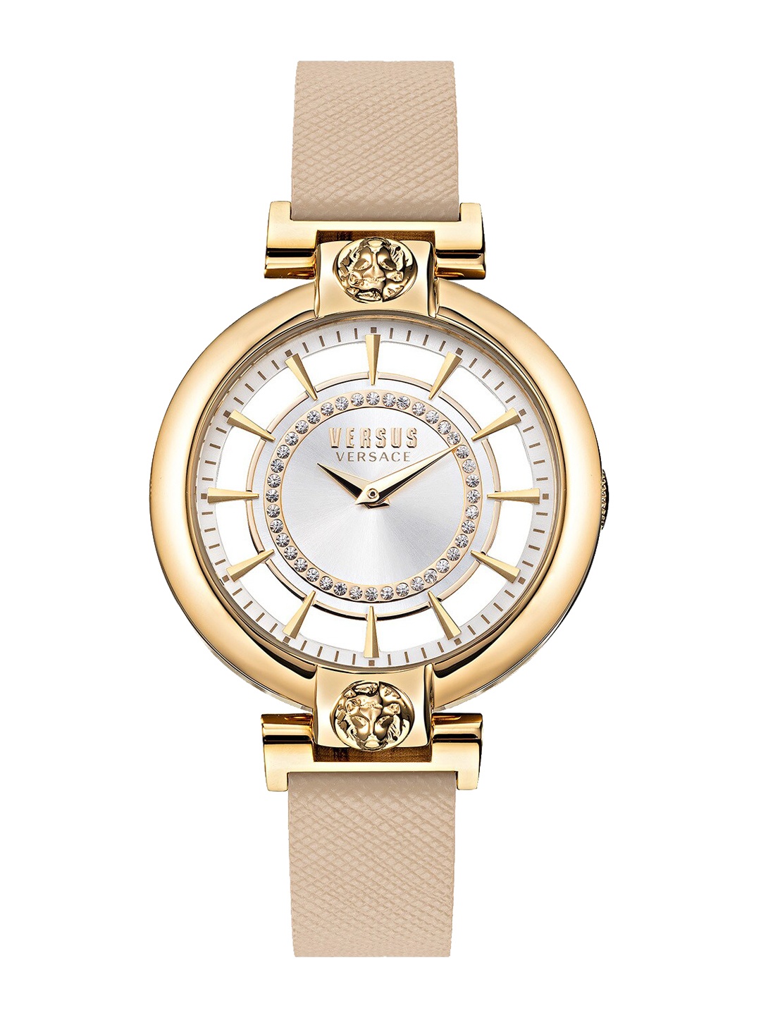 

Versus Women Silver-Toned Analogue Leather Watch VSP1H0221
