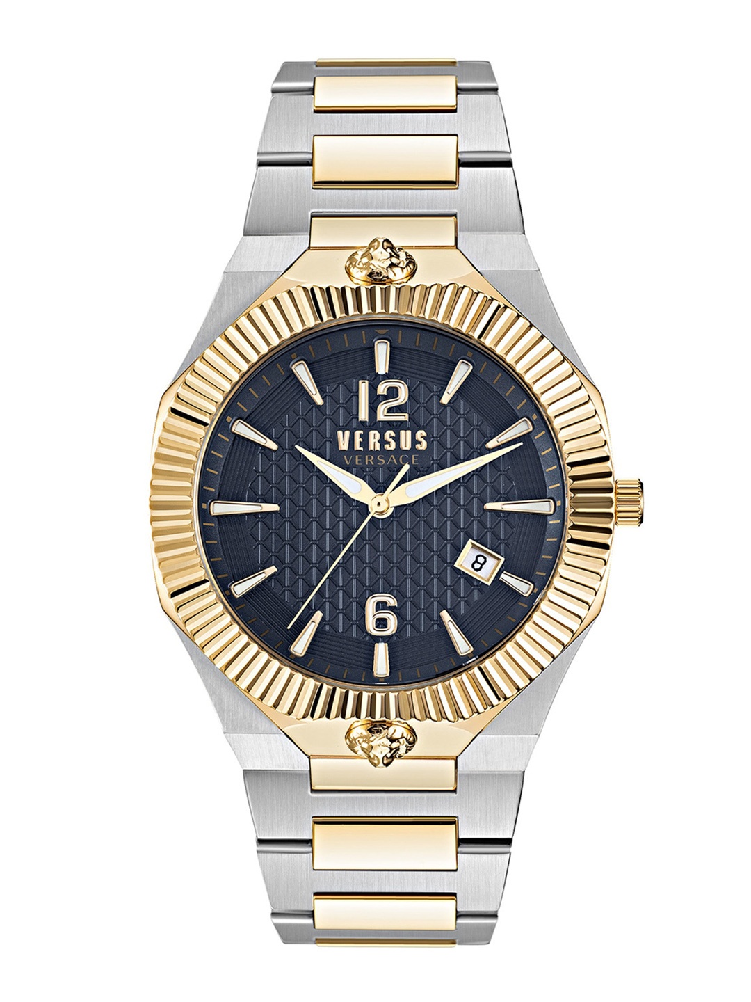

Versus Men Blue & Silver-Toned Analogue Watch VSP1P0521-Blue