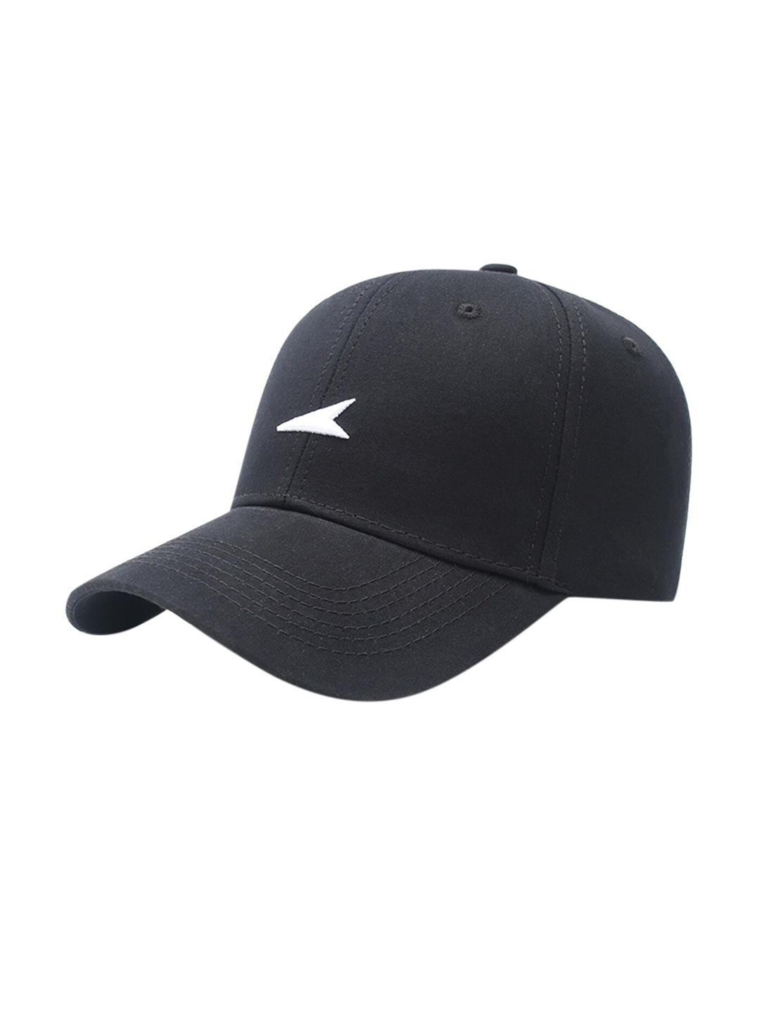 

Bunnywave Unisex Black Solid Snapback Cap