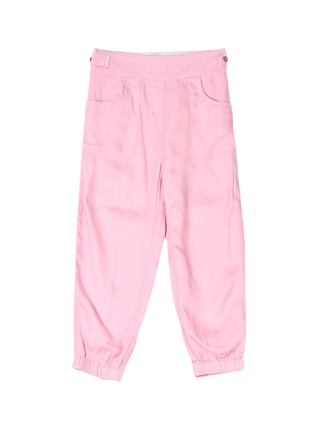 

Cherokee Girls Pink Regular Fit Solid Joggers