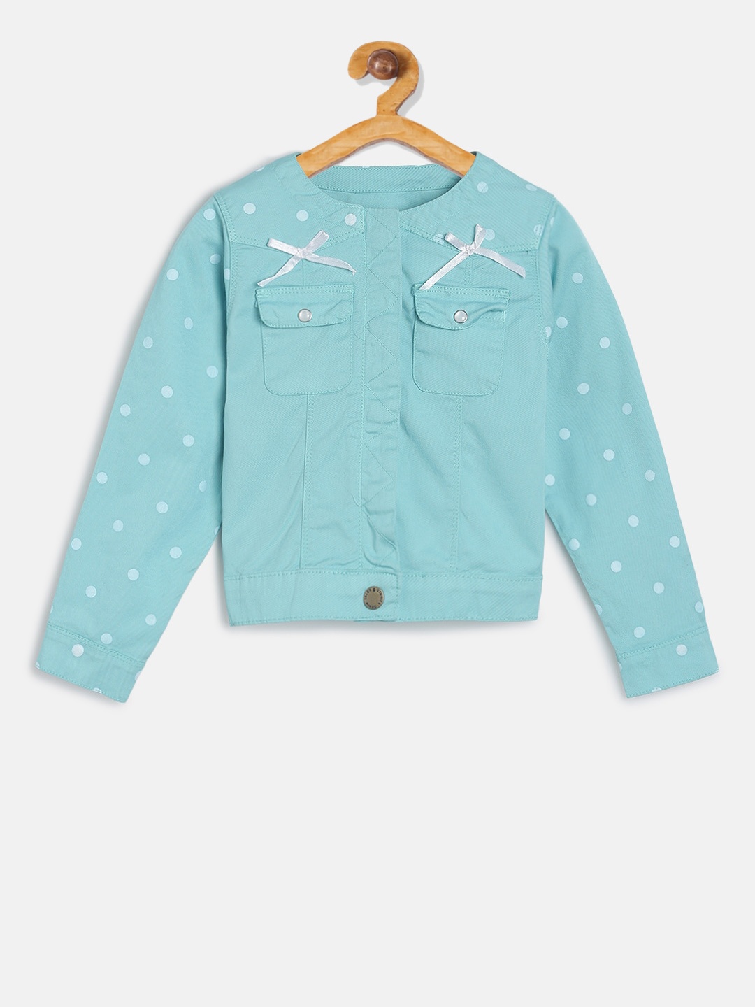 

TALES & STORIES Girls Blue Printed Tailored Jacket
