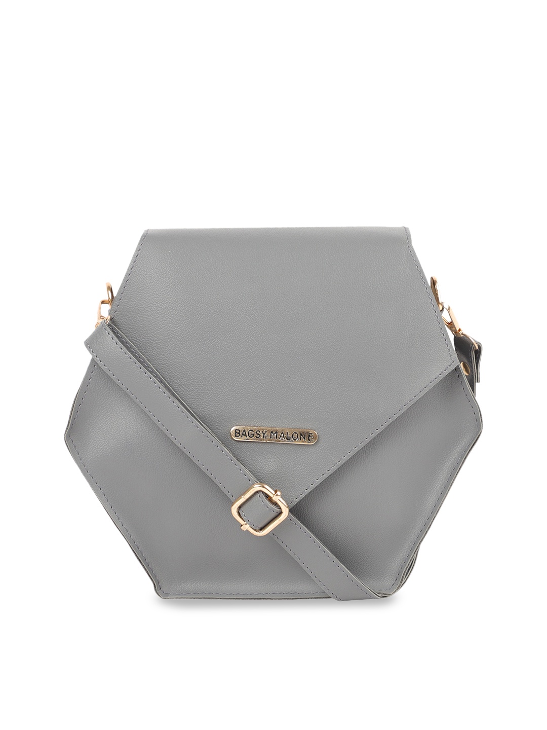 

Bagsy Malone Grey Solid Sling Bag