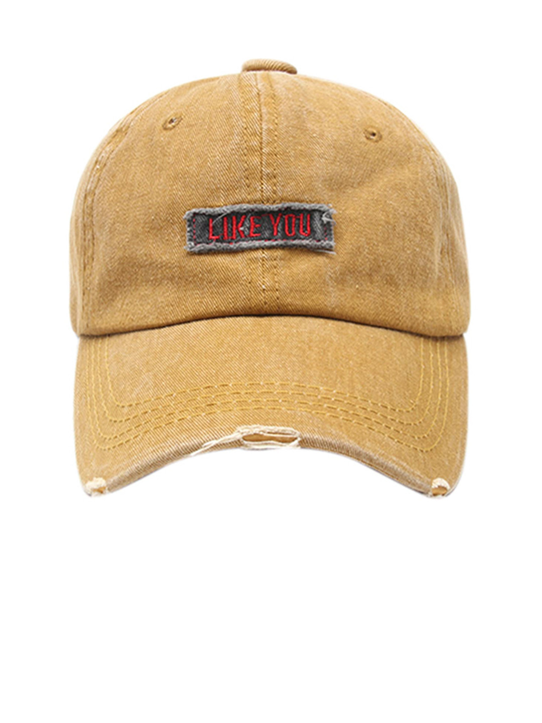 

Bunnywave Unisex Yellow Solid Snapback Cap