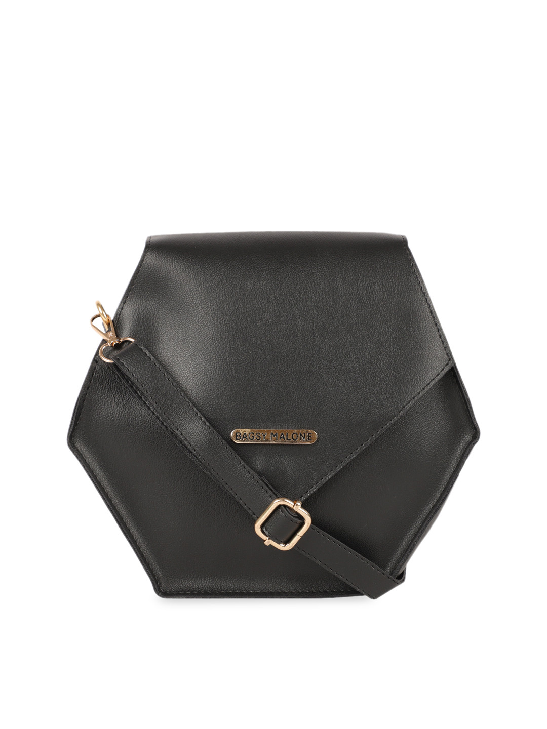 

Bagsy Malone Black Solid Sling Bag