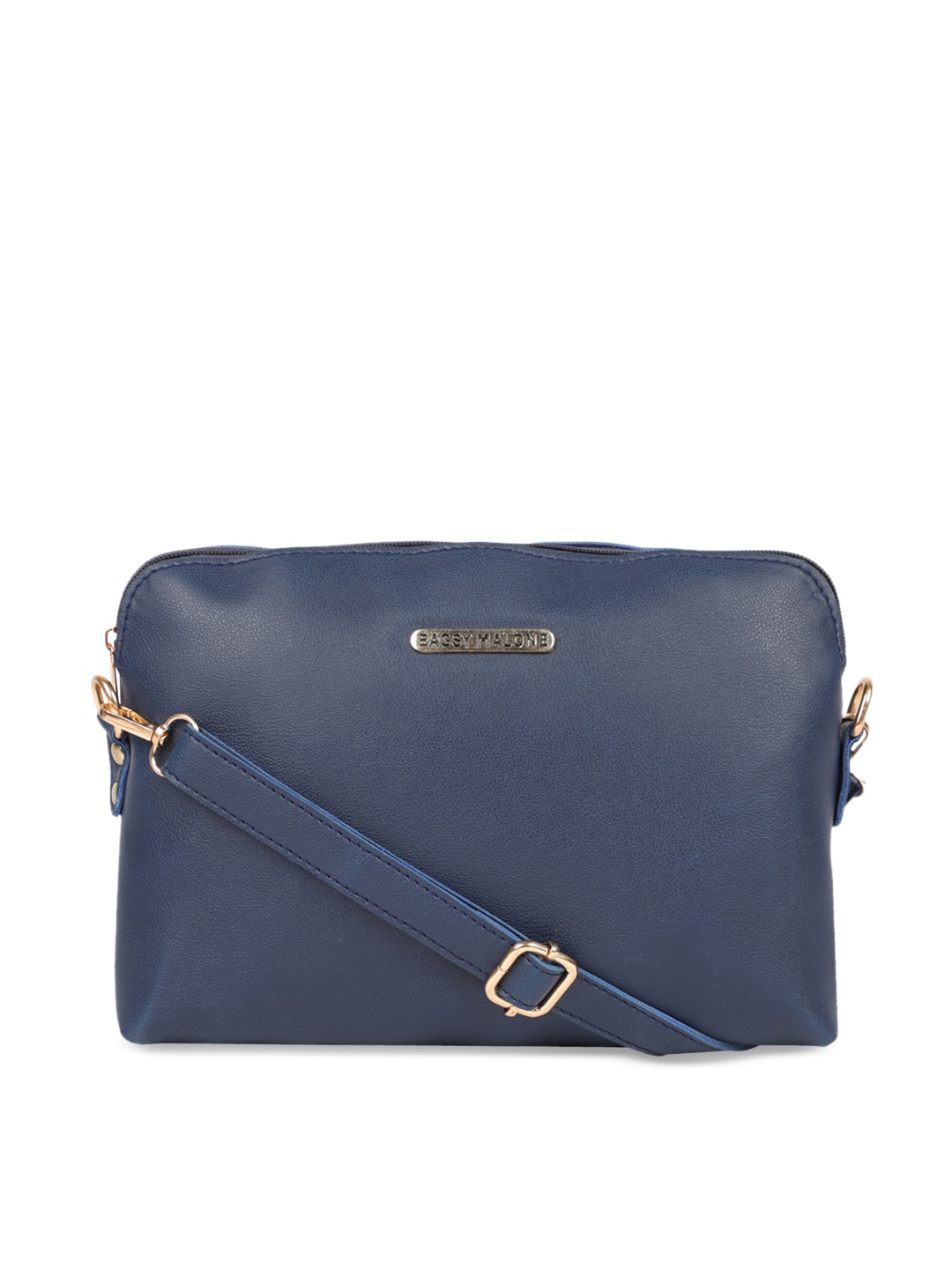Bagsy Malone Navy Blue Solid Sling Bag