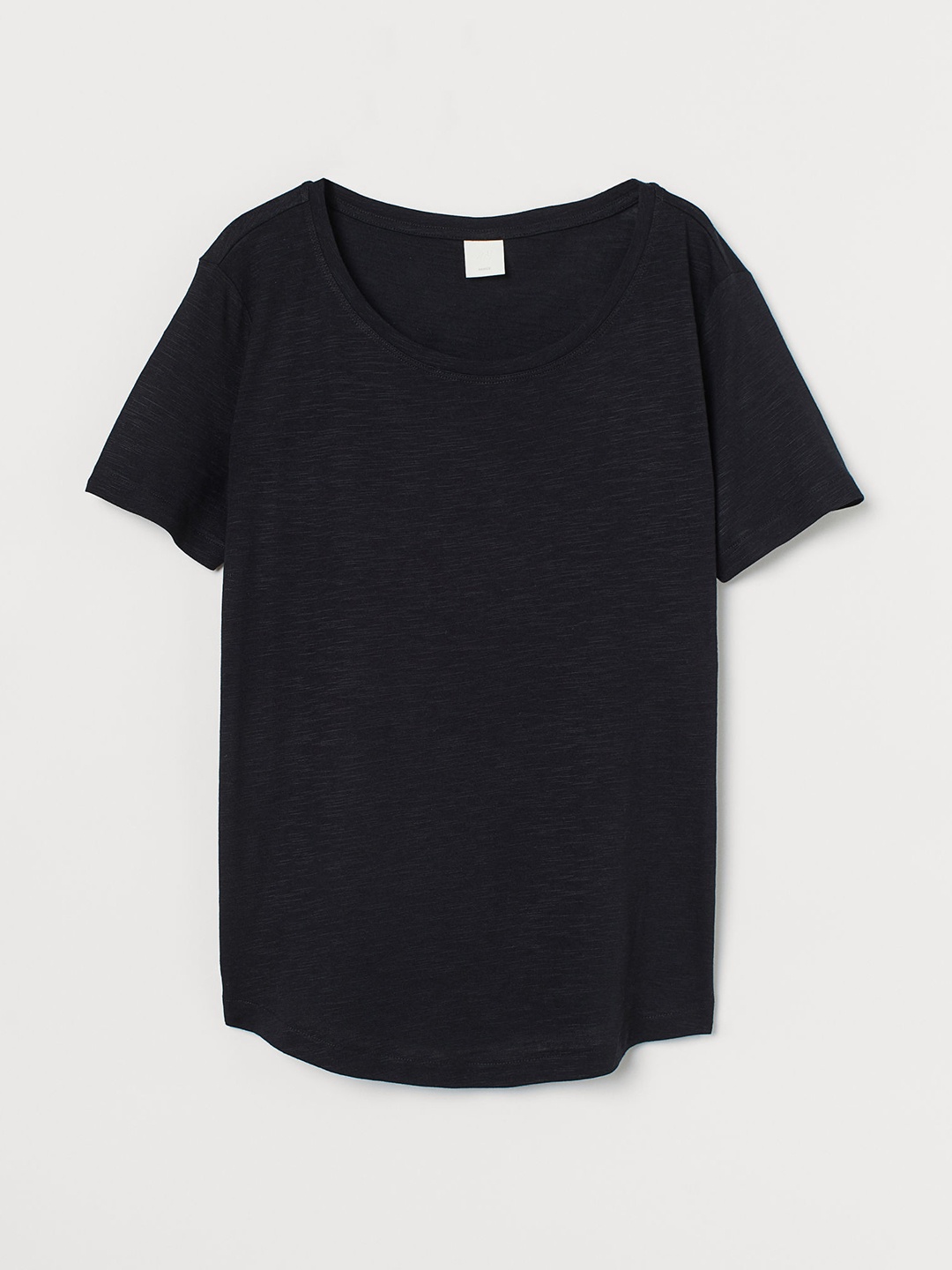 H&M Women Black Solid Modal-Blend T-Shirt