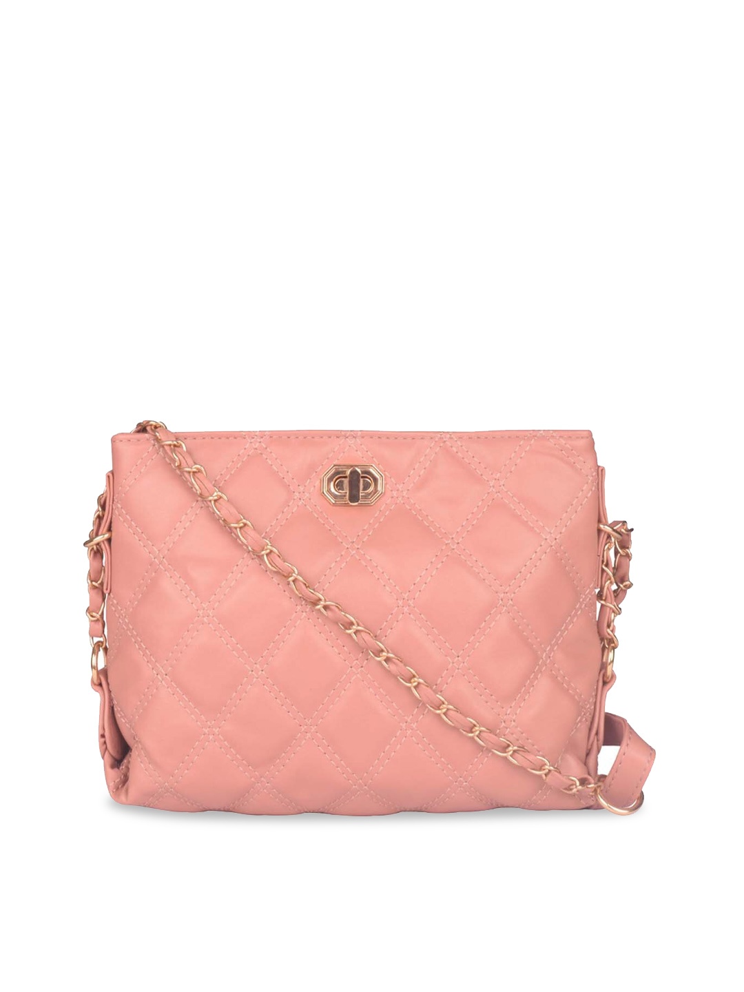 

Bagkok Pink Solid Sling Bag