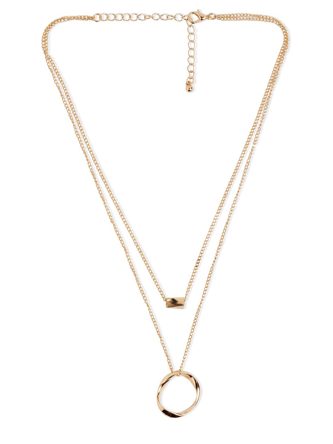 

20Dresses Gold-Toned Metal Layered Necklace