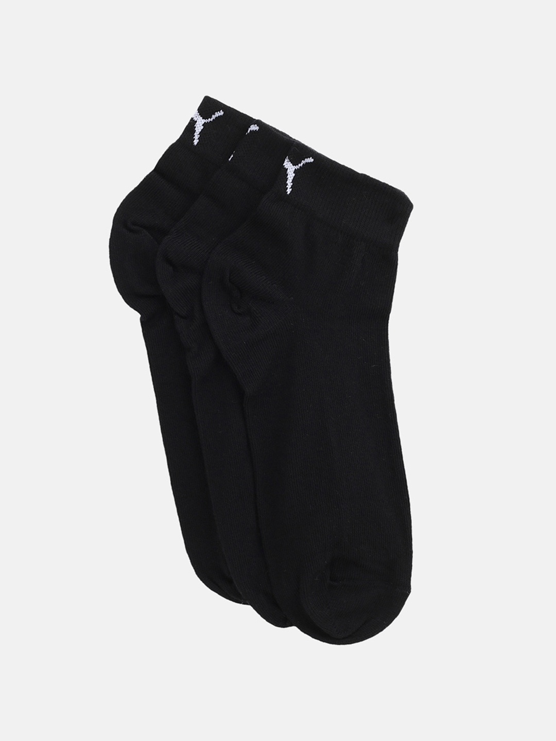 Puma Women Pack Of 3 Ankle-Length Socks, Black