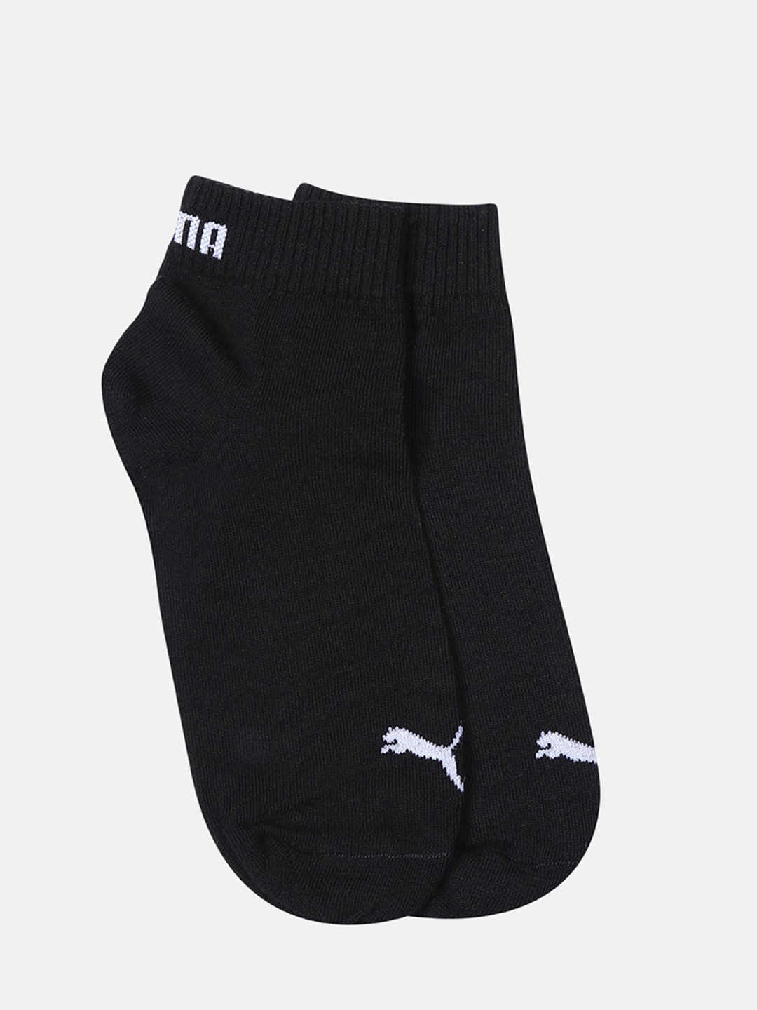 

Puma Adults Black Solid Ankle Length Socks