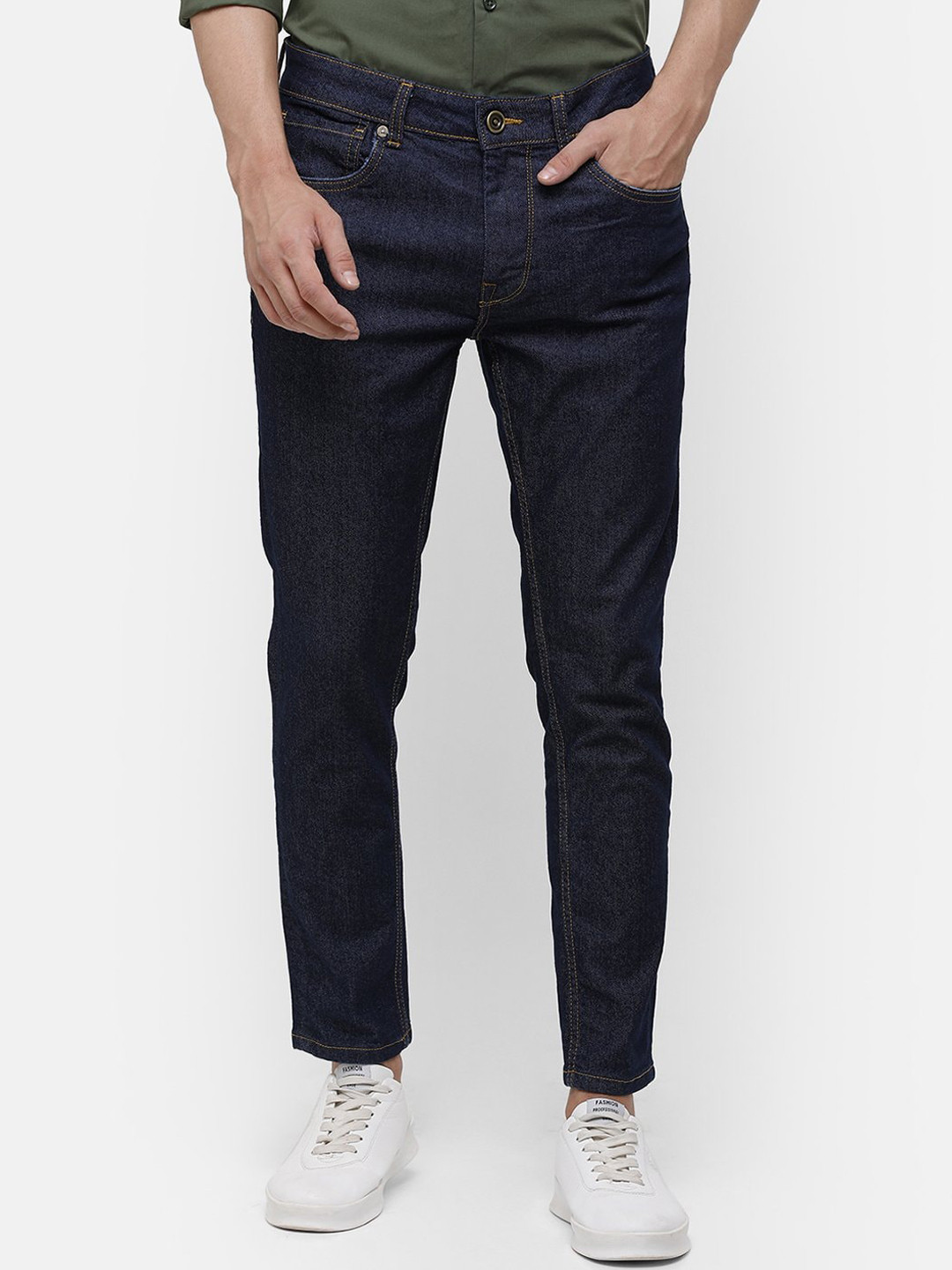 

Voi Jeans Men Blue Skinny Fit Mid-Rise Clean Look Jeans