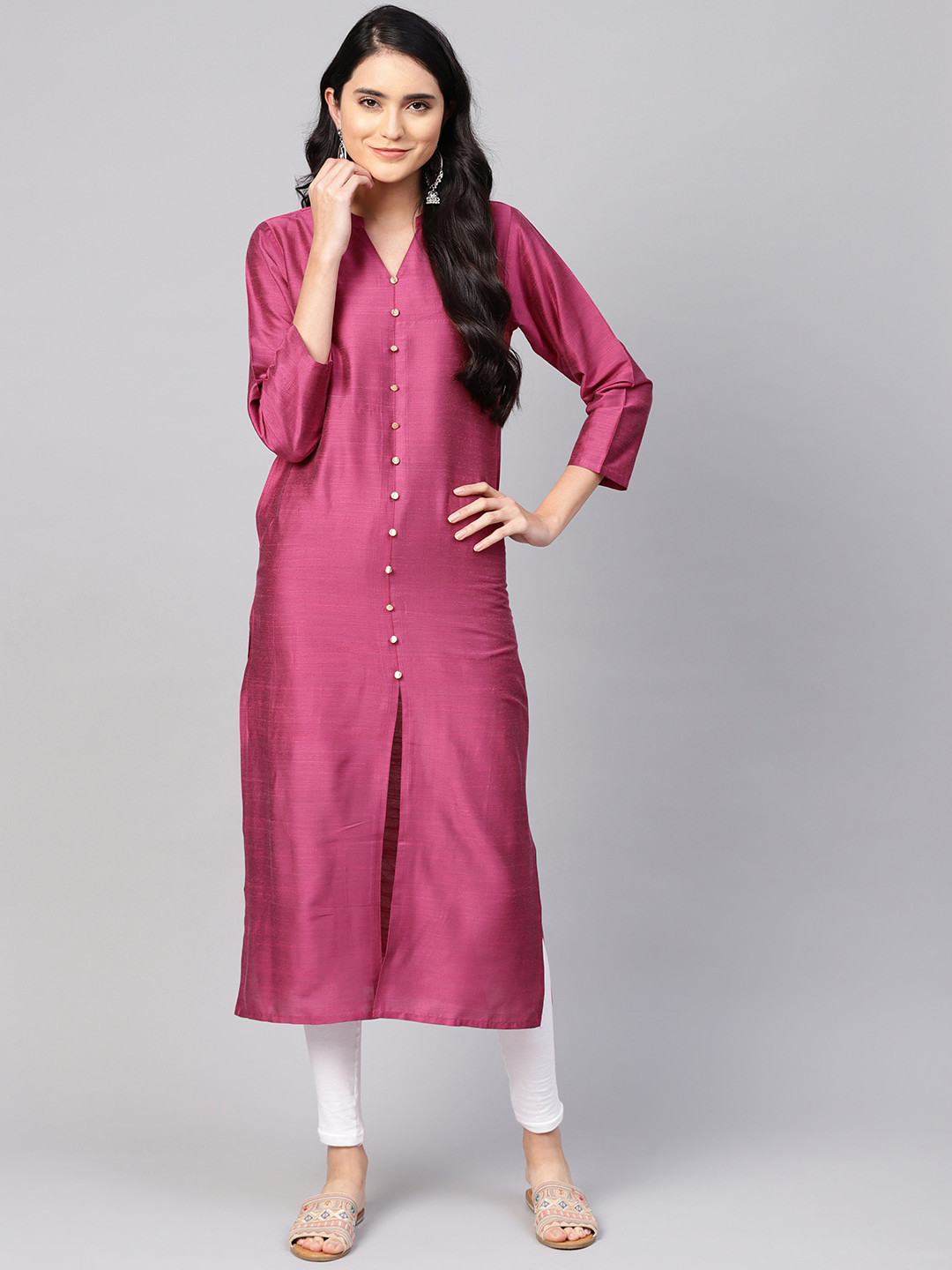 

Varanga Women Pink Kurta